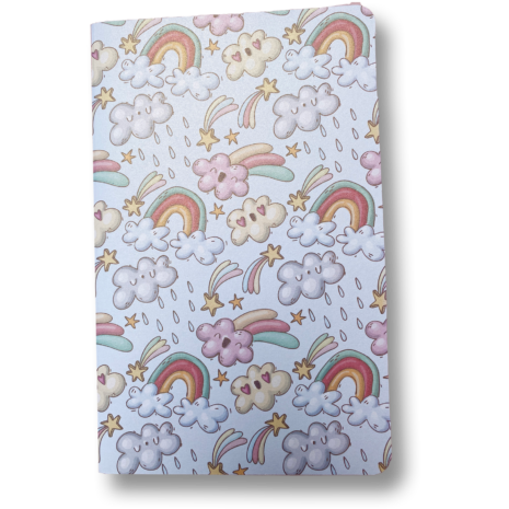 Doodle Rainbow Notebook Front