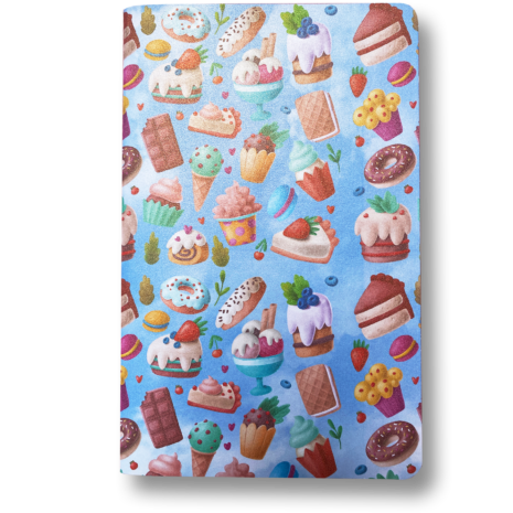 Sweets and Cakes Notebook Front