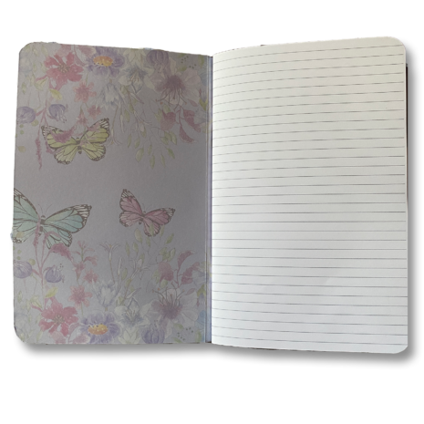 Wild Butterfly Notebook - Inside Wild Butterfly Notebook - Inside